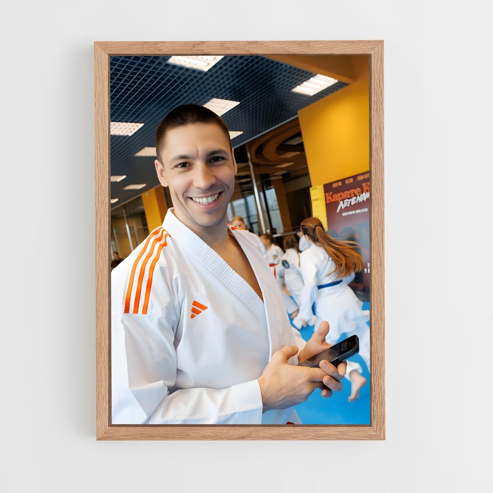Poster Maître du Dojo – affiche Karaté (vue 4)